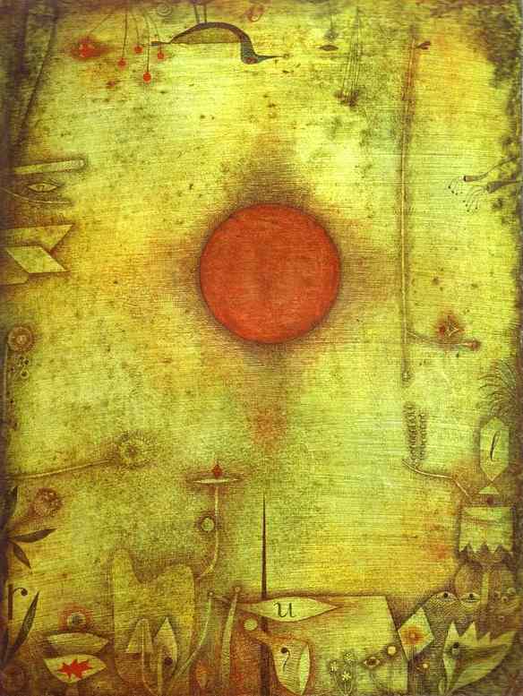 Marginen painting - Paul Klee Marginen art painting